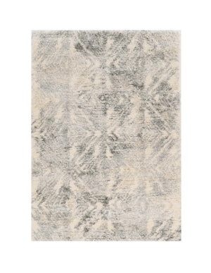 HomeRoots 7' Modern Gray and Ivory Diamond Area Rug - Durable, Stylish Design for Any Decor Style, 94" x 118" 7' X 9' 349689