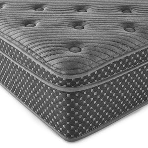 English Elm 13" Plush Hybrid Mattress with Gel Memory Foam Eurotop and Cooling Wicking Cover B209P284749