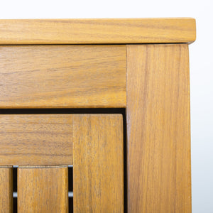 English Elm Christopher Knight Home® - Whitney Acacia Wood Cabinet Teak Finish — Durable Indoor/Outdoor Storage 62" Tall, Easy Assembly, Spacious N775P177407T