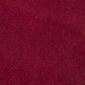 Homeroots 6' Ruby Red Round Wool Floral Handmade Area Rug  Wool 349732