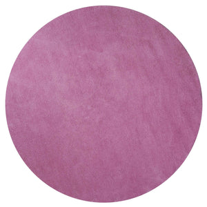 Homeroots 8' Hot Pink Round Indoor Shag Rug  Polyester 349766