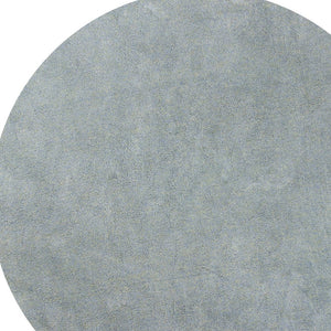 Homeroots 8' Round  Polyester Blue Heather Area Rug  Polyester 349771