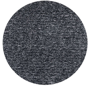 HomeRoots 8' Hand-Woven Black and White Round Rug - Artisan Crafted, Durable, Contemporary Style for Your Home 8' Round 349772
