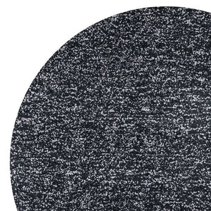 HomeRoots 8' Hand-Woven Black and White Round Rug - Artisan Crafted, Durable, Contemporary Style for Your Home 8' Round 349772