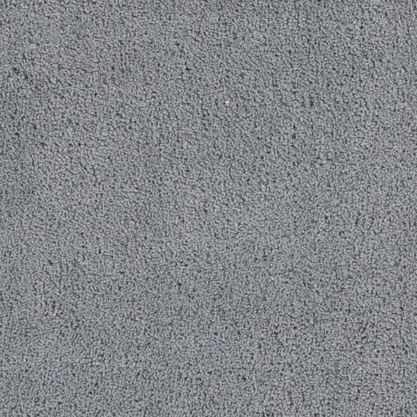 Homeroots 8' Round  Polyester Grey Area Rug  Polyester 349781