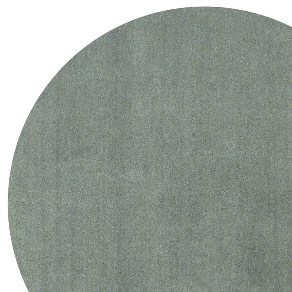 Homeroots 8' Round  Polyester Slate Area Rug  Polyester 349783