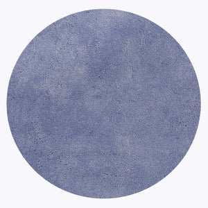 Homeroots 8' Round  Polyester Purple Area Rug  Polyester 349787