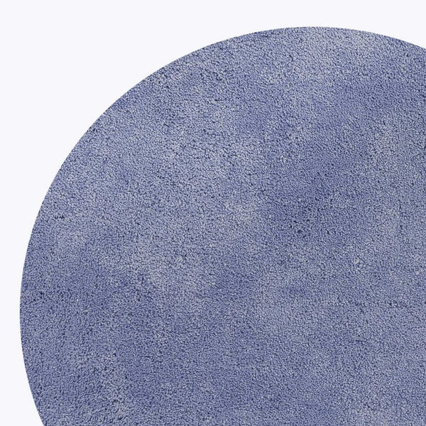 Homeroots 8' Round  Polyester Purple Area Rug  Polyester 349787