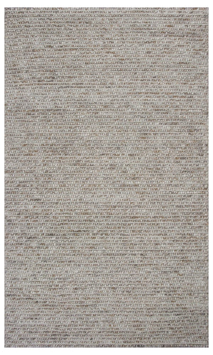Homeroots 5' X 7'  Natural Wool Boucle Berber Style Area Rug  Wool 349792