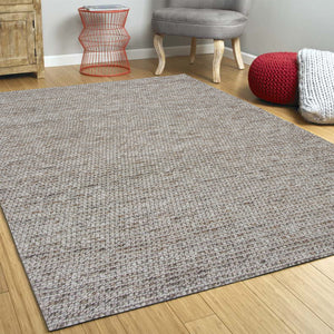 Homeroots 5' X 7'  Natural Wool Boucle Berber Style Area Rug  Wool 349792