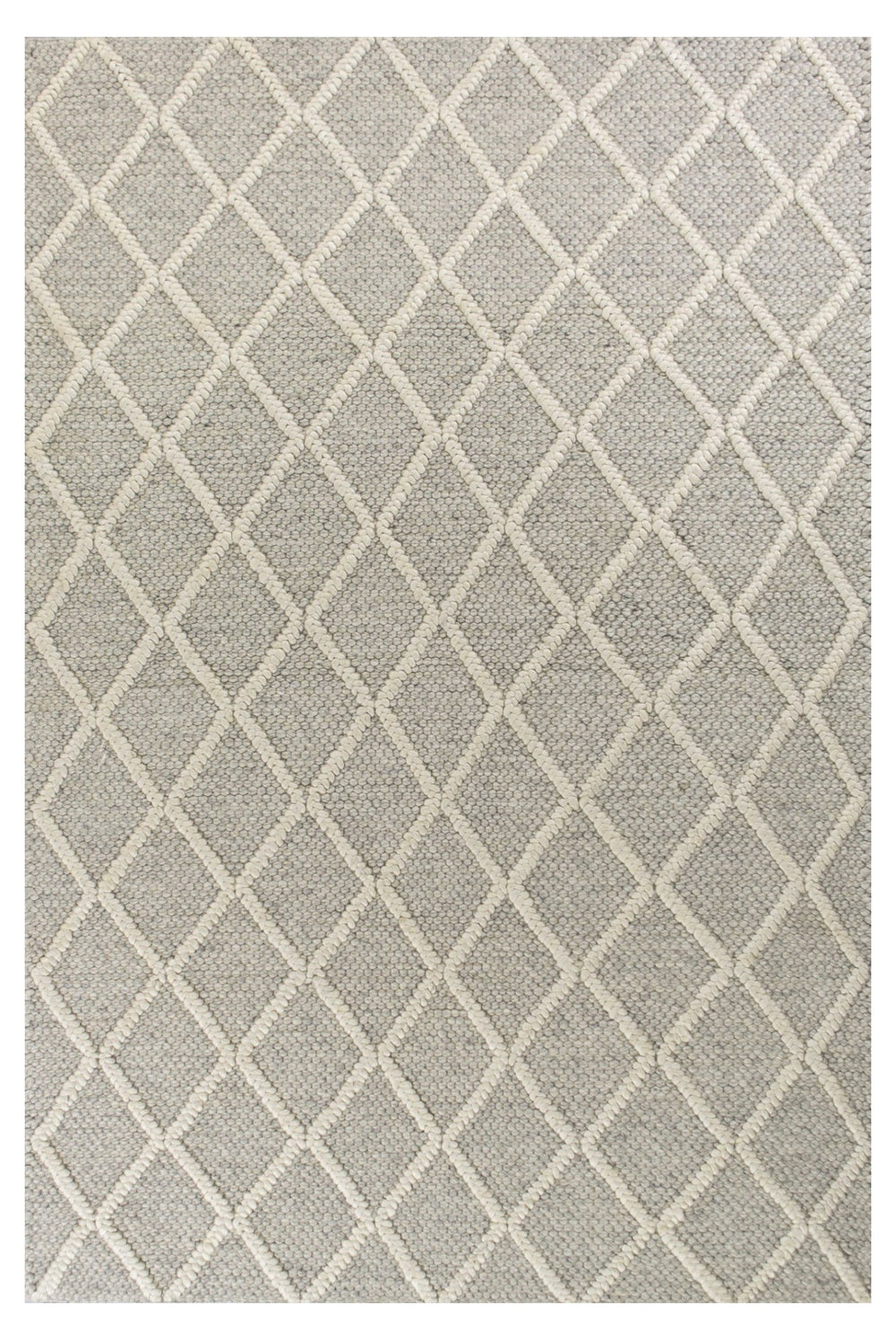 Homeroots 5' X 7'  Wool Grey Area Rug  Wool 349794