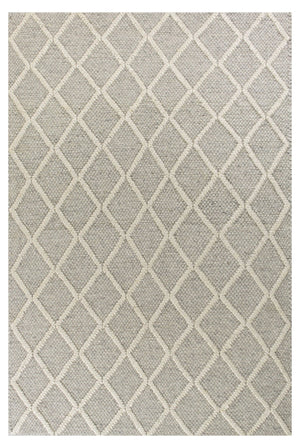 Homeroots 5' X 7'  Wool Grey Area Rug  Wool 349794