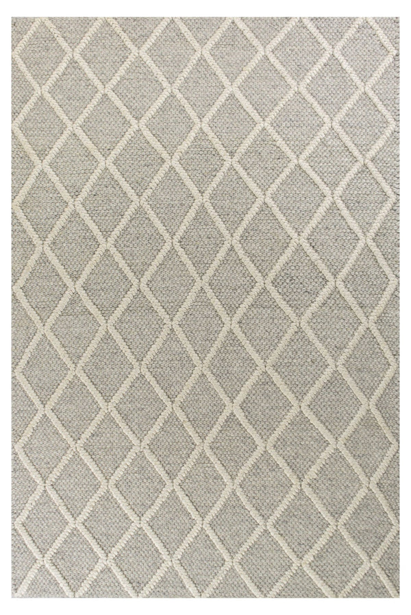 Homeroots 5' X 7'  Wool Grey Area Rug  Wool 349794