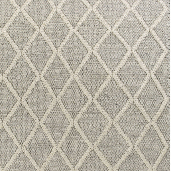 Homeroots 5' X 7'  Wool Grey Area Rug  Wool 349794