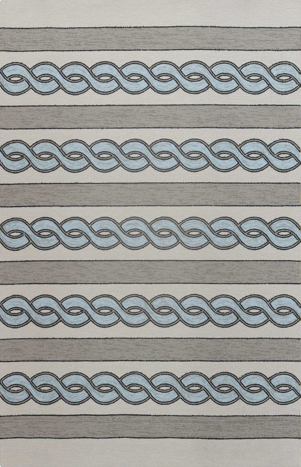 Homeroots 6' X 9'  Uv Treated Polypropylene Ivory Or Spa Area Rug  Polypropylene 349803