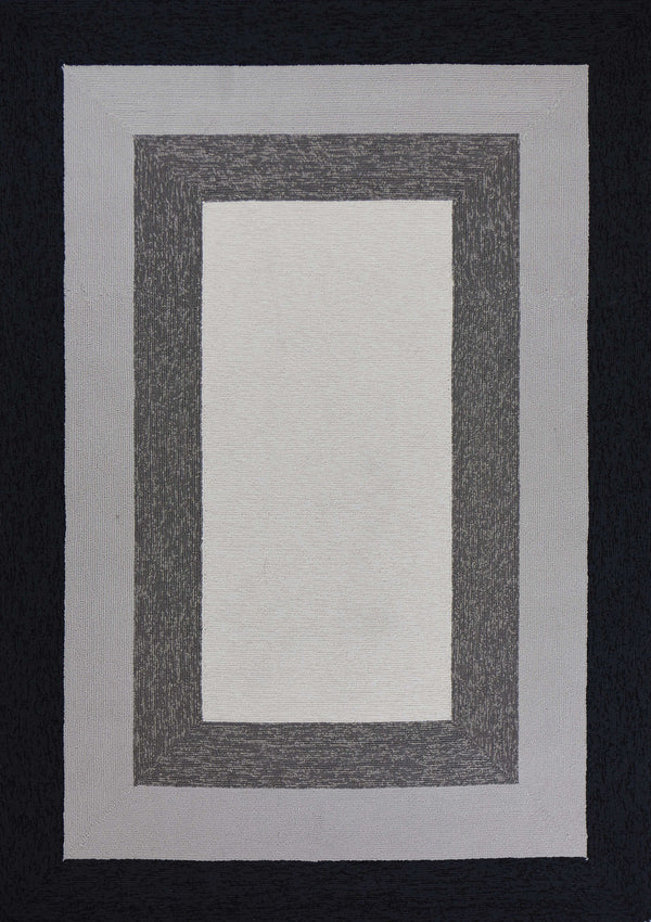 Homeroots 7' X 10' Charcoal Indoor Outdoor Area Rug  Polypropylene 349808