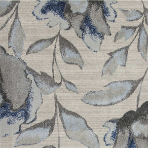 Homeroots 7' X 10' Blue And Gray Area Rug  Polypropylene 349849
