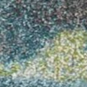 HomeRoots 7' Modern Abstract Area Rug in Blue and Green - Soft, Durable, Stain-Resistant for High-Traffic Areas 7' X 10' 349860