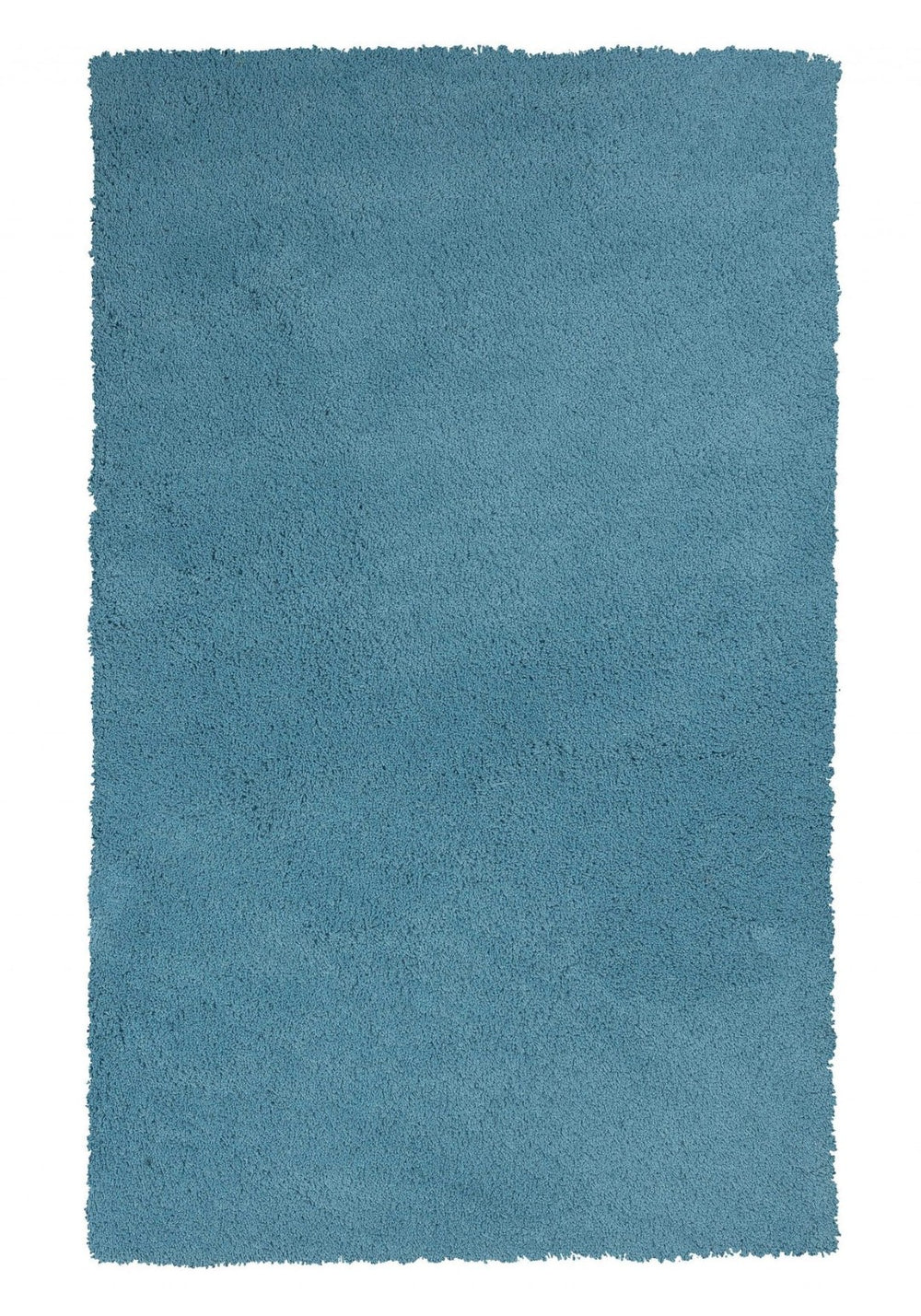 HomeRoots 8' Blue Hand-Woven Round Rug - Artisan Crafted, Durable Polyester, Perfect for Cozy Living Spaces 8' X 10' 349868