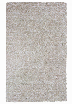 Homeroots 8' X 10' Ivory Heather Indoor Shag Rug  Polyester 349870