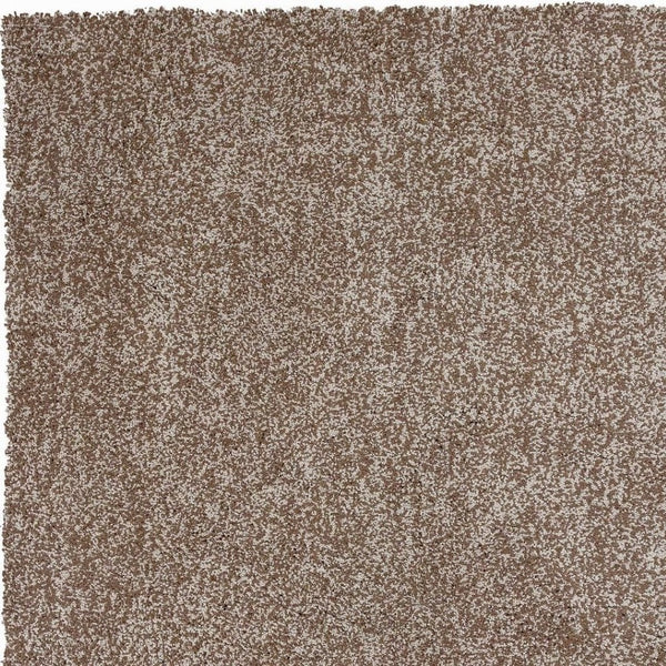 HomeRoots 8' Hand-Woven Beige and Brown Abstract Rug - Artisan Crafted, Cozy, Durable, Perfect for Modern Spaces 8' X 10' 349871