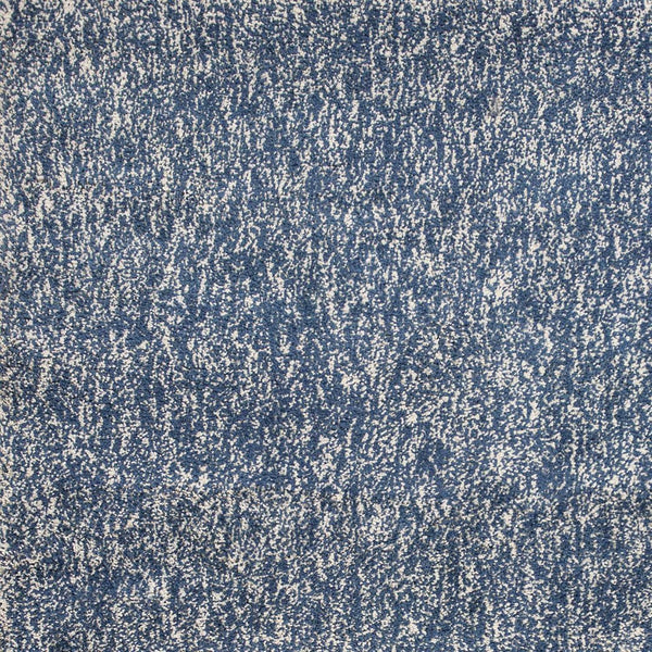 HomeRoots 8' Abstract Indigo and Ivory Shag Area Rug - Hand-Woven Plush Design for Modern Cozy Spaces 8' X 10' 349879