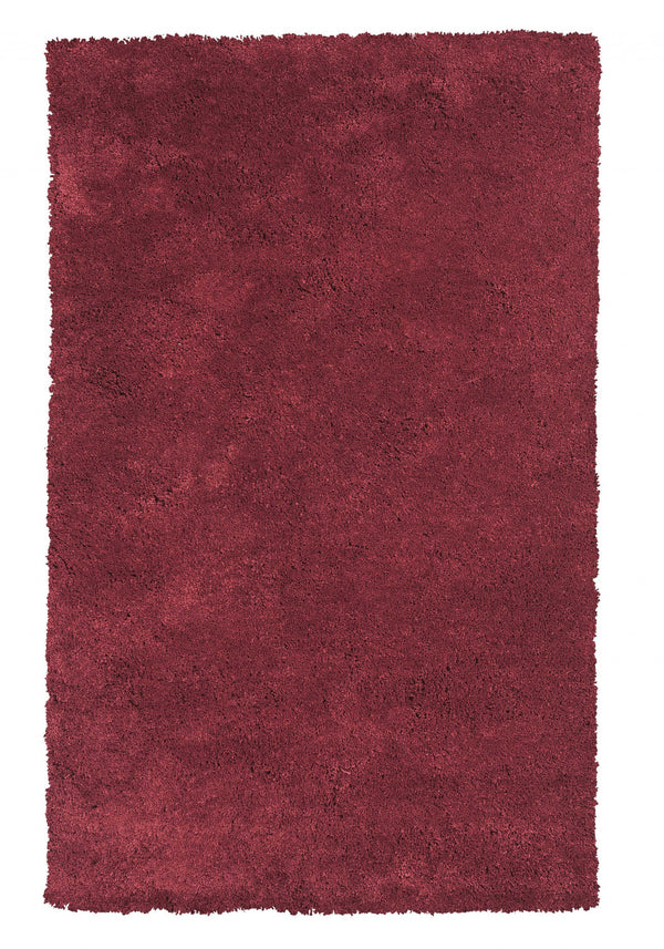Homeroots 8' X 10' Polyester Red Area Rug  Polyester 349883