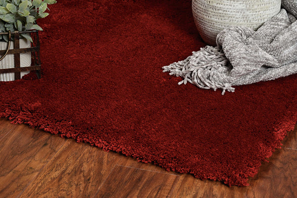 Homeroots 8' X 10' Polyester Red Area Rug  Polyester 349883