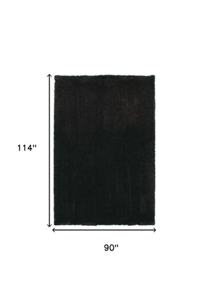 Homeroots 8' X 10' Polyester Espresso Area Rug  Polyester 349885