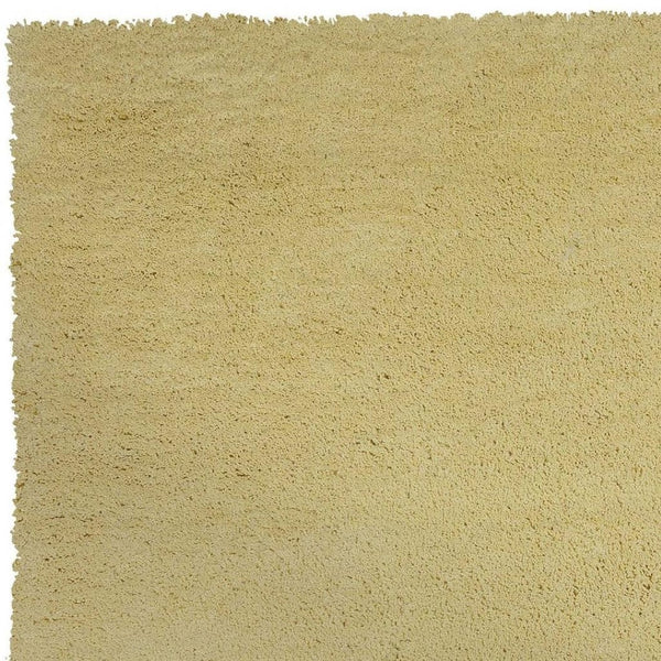 HomeRoots 8' Hand-Woven Canary Yellow Round Rug – Artisan Crafted, Durable, and Stylish for Any Space 8' X 10' 349889