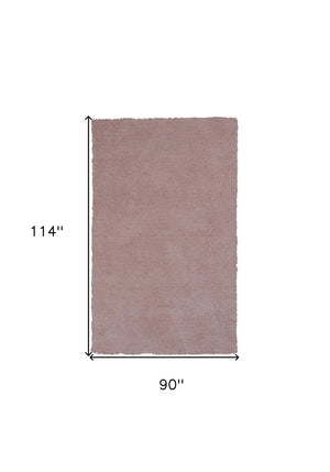 HomeRoots 8' Hand-Woven Pink Round Rug - Artisanal Charm, Soft Polyester, Durable & Stylish for Any Space 8' X 10' 349890