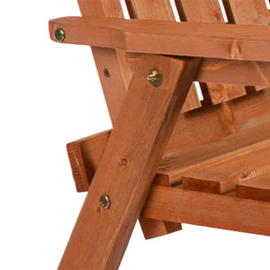 English Elm Outsunny Wooden Patio Bench With Center Table & Umbrella Hole – Stylish Outdoor Seating For Two W2225P217570-GIGA