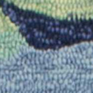 Homeroots 8' X 10' Blue Abstract Waves Indoor Outdoor Area Rug  Polypropylene 349920