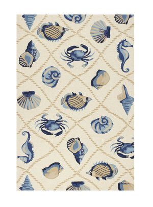 Homeroots 7' X 9'  Uv Treated Polypropylene Sand Area Rug  Polypropylene 349921