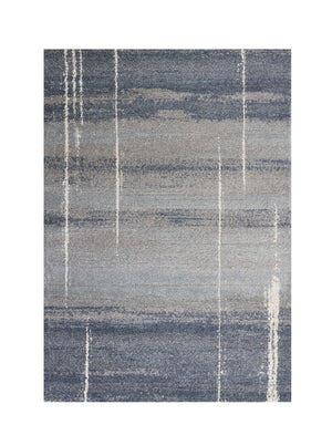 HomeRoots 7' Contemporary Blue and Gray Abstract Area Rug - Elegant Design for Living Spaces with Durability 7' X 10' 349934