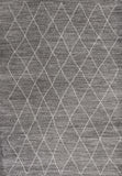 Homeroots 8' X 11' Grey Machine Woven Geometric Indoor Area Rug  Polypropylene 349937