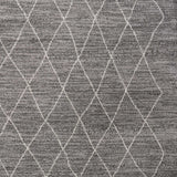 Homeroots 8' X 11' Grey Machine Woven Geometric Indoor Area Rug  Polypropylene 349937