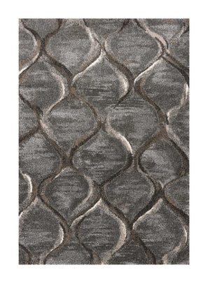 Homeroots 7' X 10' Polypropylene Charcoal Area Rug  Polypropylene 349938