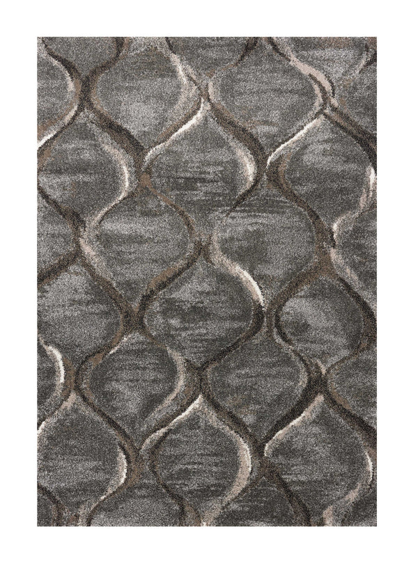 Homeroots 7' X 10' Polypropylene Charcoal Area Rug  Polypropylene 349938