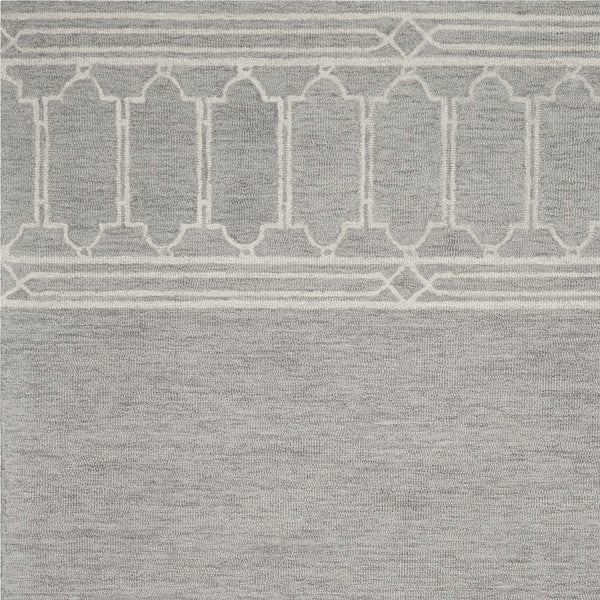 Homeroots 8' X 10'  Wool Grey Area Rug  Wool 349950