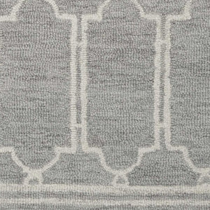 Homeroots 8' X 10'  Wool Grey Area Rug  Wool 349950
