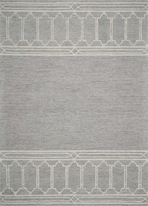 Homeroots 8' X 10'  Wool Grey Area Rug  Wool 349950
