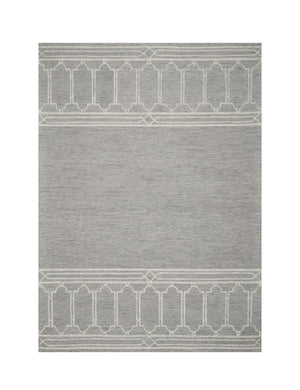 Homeroots 8' X 10'  Wool Grey Area Rug  Wool 349950