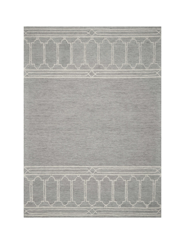 Homeroots 8' X 10'  Wool Grey Area Rug  Wool 349950