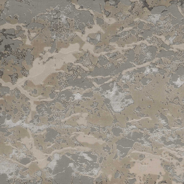 HomeRoots 8' Sand Abstract Area Rug - Contemporary Design for Modern Living Spaces, Easy Maintenance & Durability 8' X 11' 349969