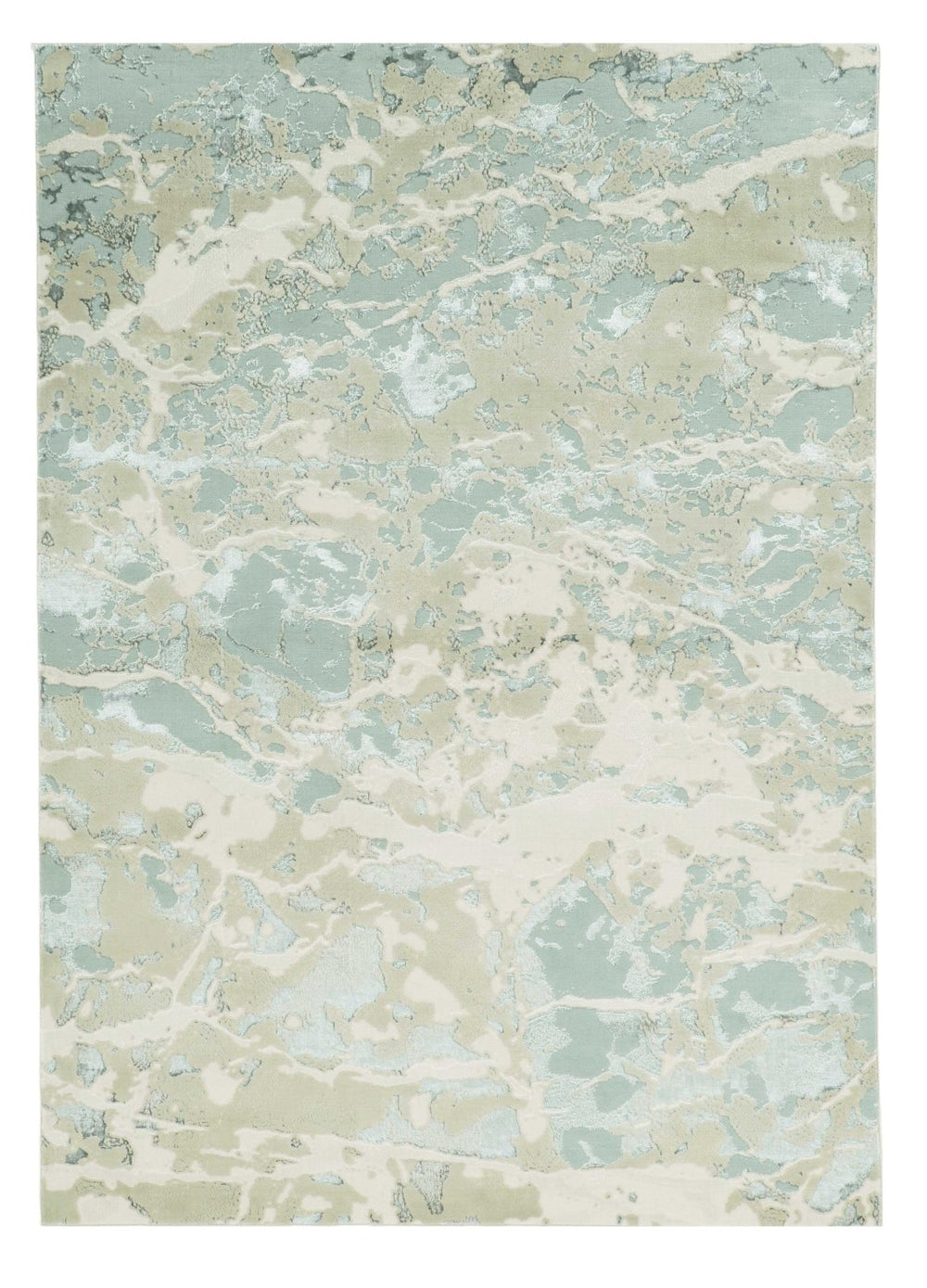 HomeRoots 8' Sand Abstract Area Rug - Contemporary Design for Modern Living Spaces, Easy Maintenance & Durability 8' X 11' 349969