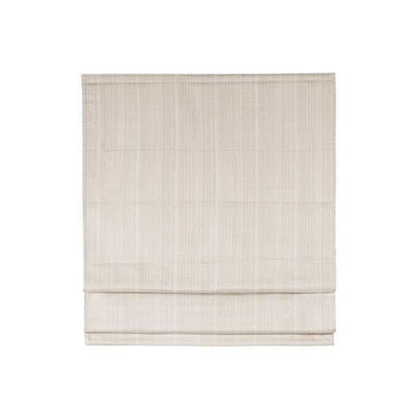 English Elm Basketweave Room Darkening Cordless Roman Shade with Thermal Foam Backing for Energy Efficient Privacy Ivory 11.42 L x 5.38 W x 7.48 H B035129711