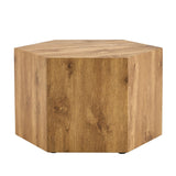 English Elm Modern Mdf Coffee Table, With Complex Texture Patterns, Style and Texture Coffee Table To Redefine Your Interior Decoration and Enhance Your Living Space, Stylish and Durable Design