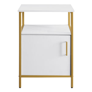 OSP Home Furnishings Modern Life Utility Table White