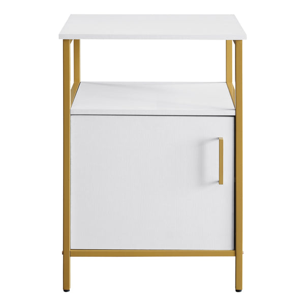 OSP Home Furnishings Modern Life Utility Table White